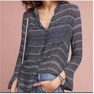 Cloth & Stone light and flowey button down size small